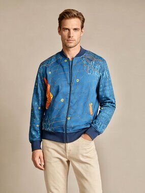 Black Panther Wakanda Forever Reversible Adult Bomber Jacket - Size S/ Disney